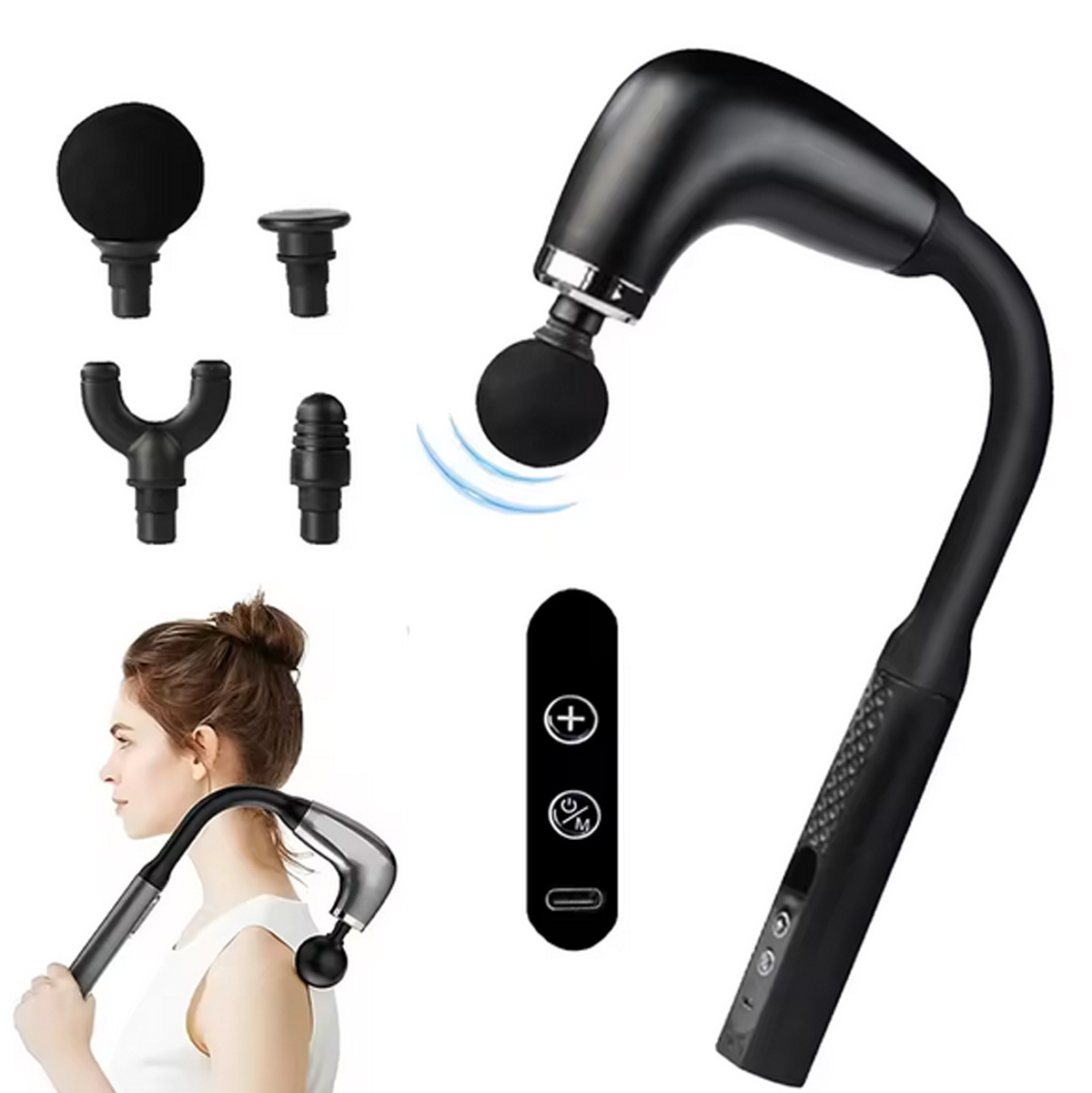 Pistola Auto Masaje muscular Carga USB